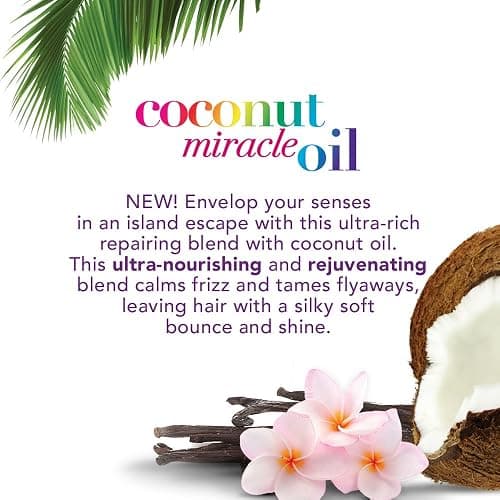 OGX Extra Strength Refresh Restore + Dry Shampoo, Coconut Miracle Oil, 5 Ounce thumbnail 4