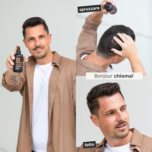 IMPERIO Sea Salt Spray - 250ml Premium Sale Marino per Capelli Più Folti e Texture Stabile - Perfette Beach Waves, Più Volume e Presa Grazie alla Potenza del Mare - Unisex Profumo thumbnail 6