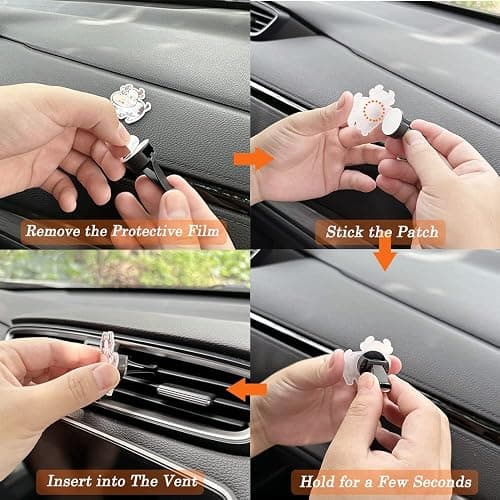 Cute Car Air Freshener Clips,Sloth Car Vent Clip,Car Air Conditioner Clip,Auto Vent Decoration Accessories,Automotive Interior Decoration Gifts for Men/Women thumbnail 6