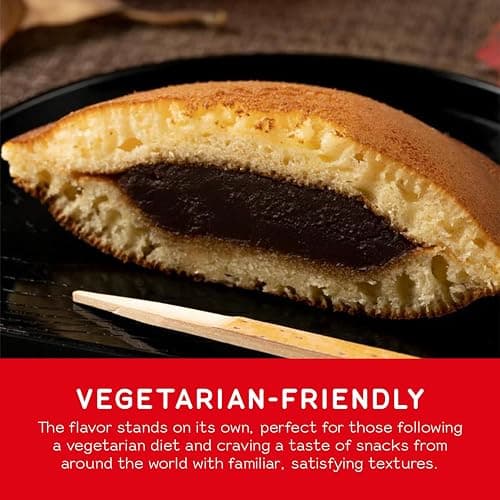 Shirakiku Dorayaki Red Bean Japanese Snacks – Mini Red Bean Pancakes from Japan – Sweet Asian Snacks, Popular Japanese Treat, 10.58 oz (Pack of 1) thumbnail 6