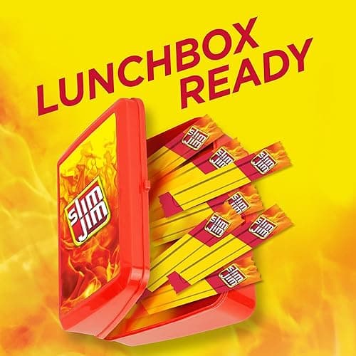 Slim Jim Smoked Meat Sticks, Original Flavor, 6g Protein Per Serving, Snack Size, 0.28 oz. (46 Count) thumbnail 7