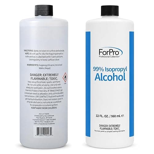ForPro 99% Isopropyl Alcohol (IPA), 32 Fl Oz (960ml) – Pure & Unadulterated Concentrated Alcohol thumbnail 2