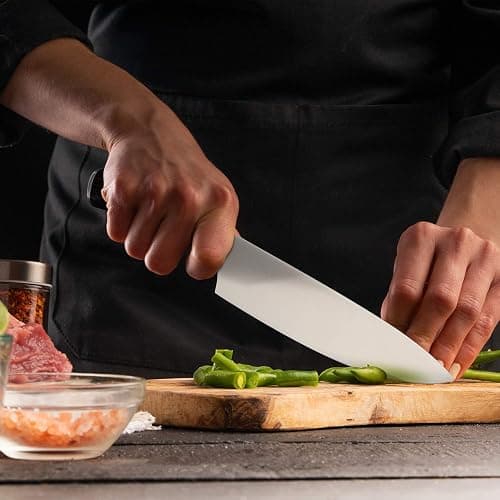 imarku Japanese Chef Knife - Sharp Kitchen Knife 8 Inch Chef's Knives HC Steel Paring Knife, Gifts for Men and Women, Christmas Gifts for Mom or Dad, Kitchen Gadgets with Gift Box, Gyutou Knives thumbnail 7