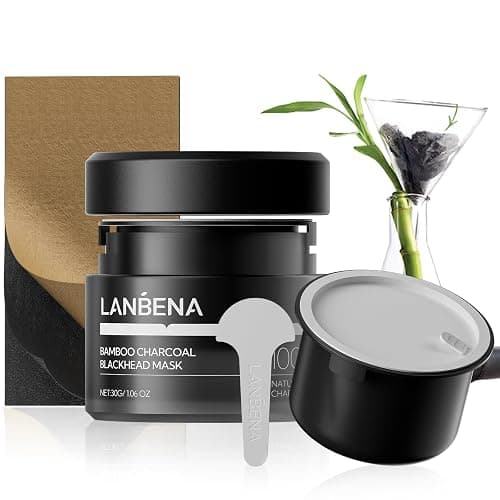 LANBENA 3.0 Bamboo Charcoal Nose Pore Strips, UPGRADED Blackhead Remover Mask for Stubborn Blackheads, Dirts, Whiteheads, Oil and More, Face Pore Purifying Cleansing, Aloe Vera, Volcanic Ash - Image 1