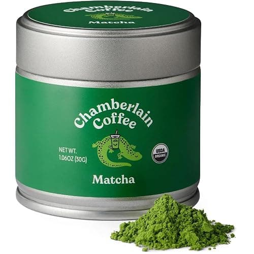 Chamberlain Coffee Green Tea Ceremonial Grade A Matcha Tin, 30 Servings - Image 1