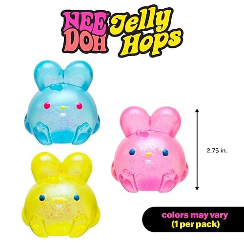 Schylling Needoh Jelly Hops - Sensory Squeeze Toy - Colors May Vary thumbnail 5