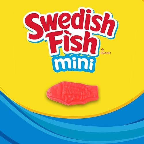 SWEDISH FISH Mini Soft & Chewy Candy, Bulk Candy, Family Size, 1.8 lb thumbnail 4
