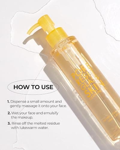 BE THE SKIN Glass Skin Cleansing Oil - 7 Plant Oils + Centella Exosomes & Squalane, Melts Waterproof Makeup & Blackheads, Lightweight Fast-Emulsifying Formula for All Skin Types | 5.07 fl oz thumbnail 6