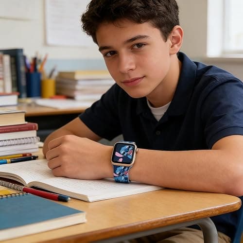 HYHMXB Cute Cartoon Design Pattern Printed Bands Compatible with Apple Watch Band 38mm 40mm 41mm, Grade Soft Silicone Sports Wristband Strap for iWatch Ultra SE & Series 11/10/9/8/7/6/5/4/3/2/1 thumbnail 2