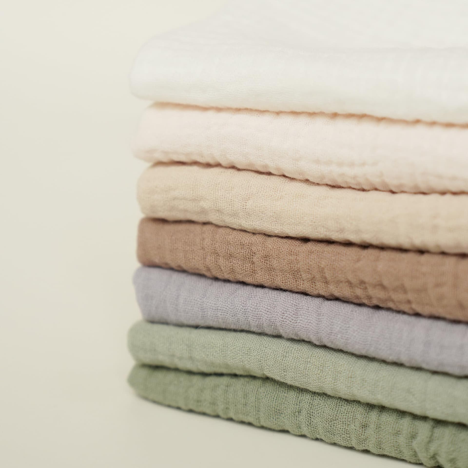 Konssy Toallitas de Muselina para Bebé Paquete de 7, Toallitas de Baño para Bebé 100% Algodón, Paños de Lavado Suaves y Absorbentes y Paños para Eructos para Recién Nacidos, Niñas y Niños, 11 x 11 thumbnail 3