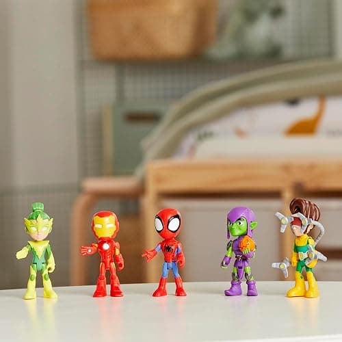 Spidey and his Amazing Friends Hasbro Marvel, Friends & Foes Pack, 5 Action Figures, 4-Inch, Preschool Super Hero Toys for Kids Ages 3 and Up (Amazon Exclusive) thumbnail 12