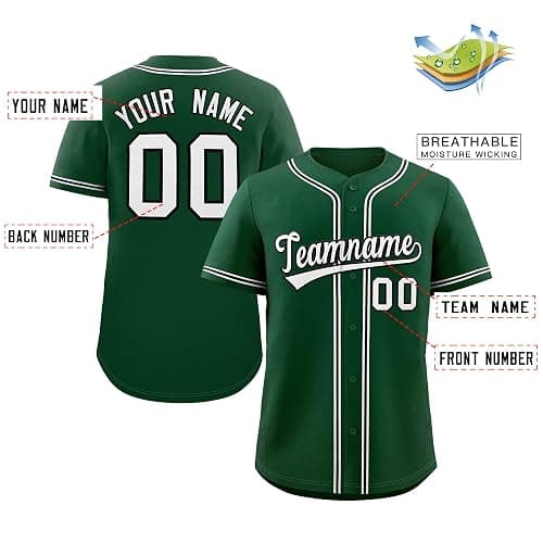 Custom Baseball Jersey Stitched Personalized Baseball Shirts Sports Uniform for Men Women Boy - Black&grey thumbnail 2