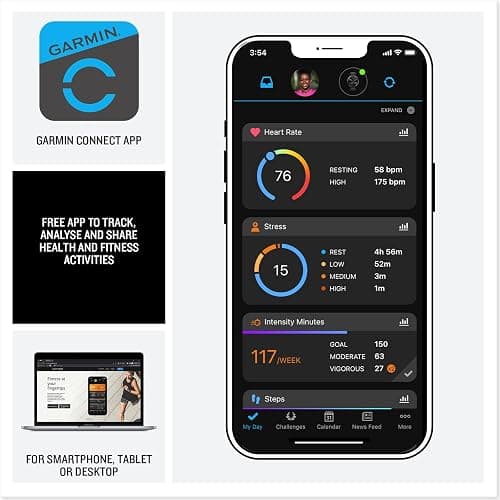 Garmin Venu 3S, 41mm GPS smartwatch, AMOLED touchscreen, all-day advanced health & fitness features, voice functionality, music storage, wellness smartwatch with up to 10 days battery life,Pebble Grey thumbnail 6