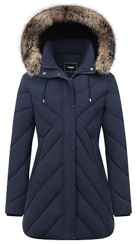 TYBBNY Women's Winter Coat Long Puffer Jacket - Waterproof Warm Thickened Snow Coat for Women - Image 1