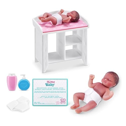 5 Surprise My Mini Baby Series 1 by ZURU, Collectible Mystery Capsule, Toy for Girls, Realistic Miniature Baby, Playset and Accessories thumbnail 3