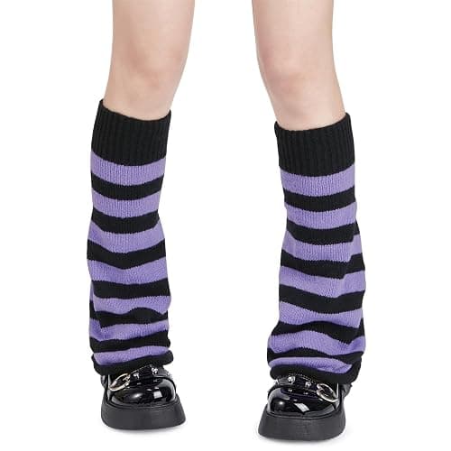 Komorebi Leg Warmers Y2K Kawaii Leg Warmers for Girl Women Cute Knitted Socks Y2K Harajuku Goth Accessories - Image 1