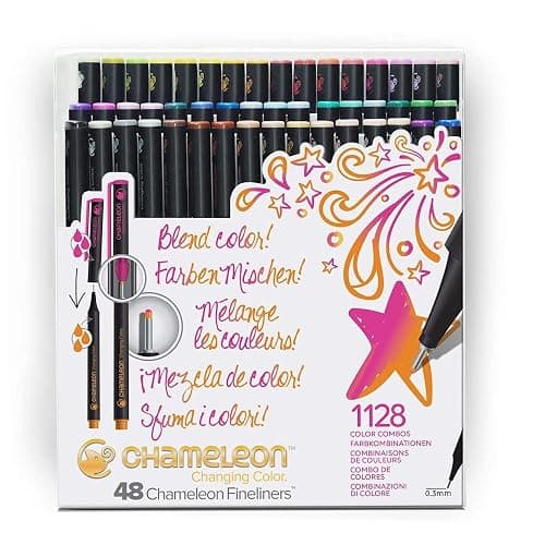 Chameleon, Fineliner Pens, Coloring/Drawing Markers - Brilliant Colors, Set of 48 thumbnail 10