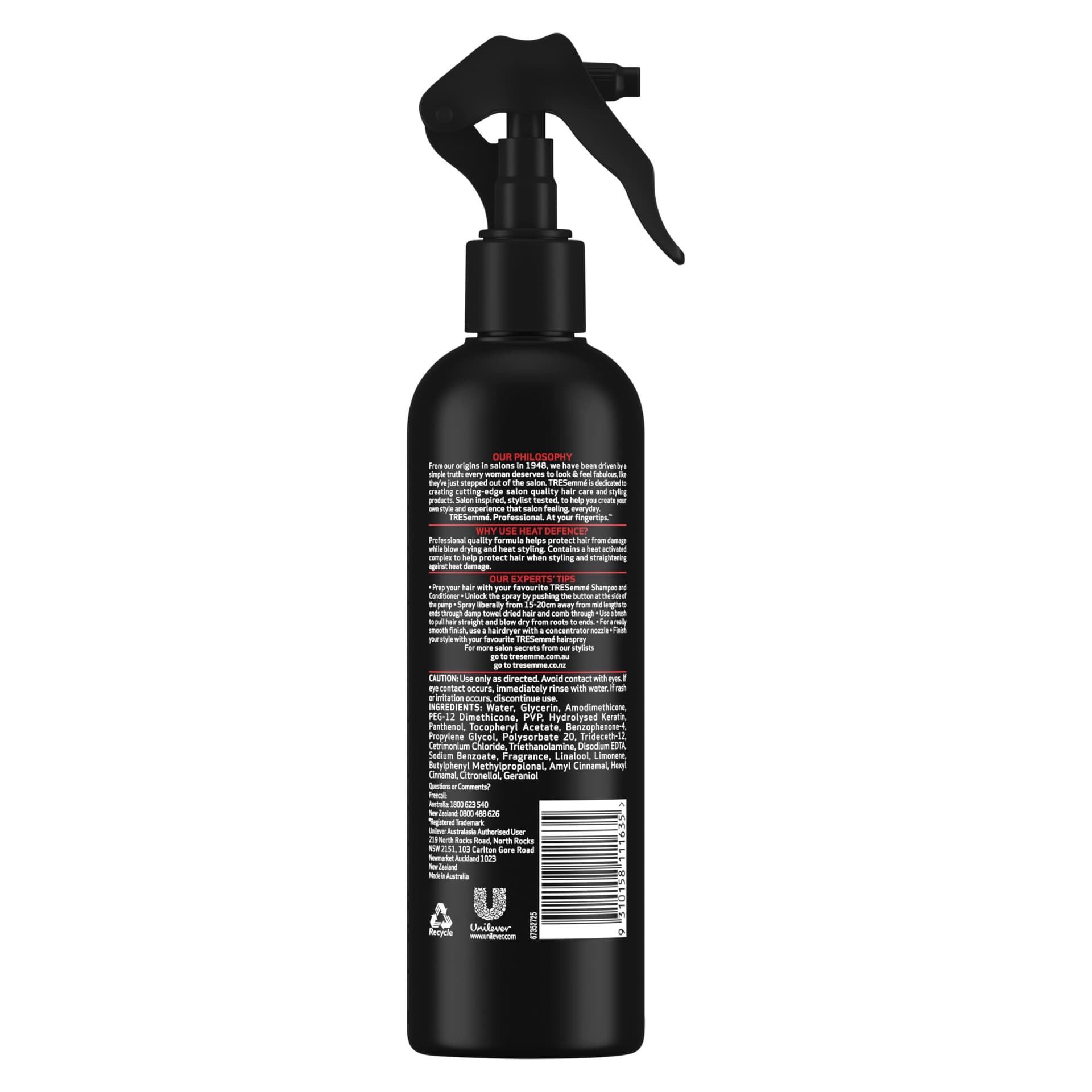 Tresemme Heat Defence Hair Spray 300 mL thumbnail 3