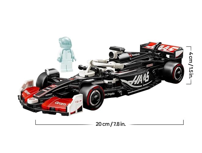 LEGO Speed Champions Voiture F1 MoneyGram Haas Team VF-24 - Jeu de construction avec véhicule de course - Minifigurine collector de pilote de Formule 1 - Maquette pour garçon et fille dès 10 ans 77250 thumbnail 3
