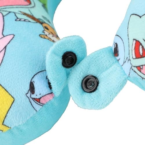 Bioworld Pokemon Pikachu 2-Piece Eye Mask & Neck Pillow Travel Set thumbnail 5