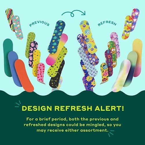 Welly Bravery Badge Value Pack | Adhesive Flexible Fabric Bandages | Assorted Shapes and Patterns for Minor Cuts, Scrapes, and Wounds - 100 Count thumbnail 4