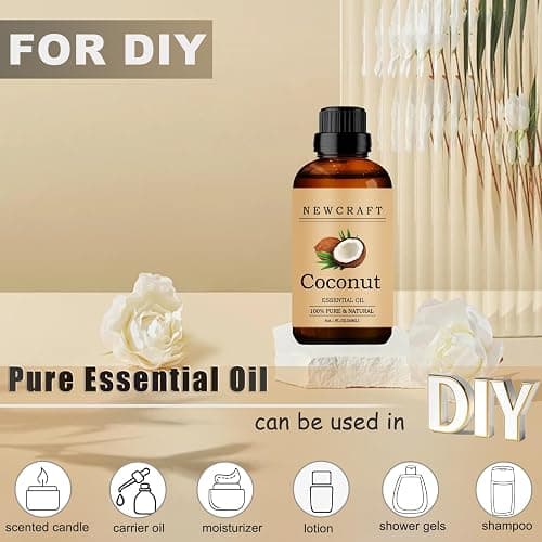 Coconut Essential Oils, 100% Pure and Natural Essential Oil for Aromatherapy Diffuser - Coconut/1 Fl Oz thumbnail 5