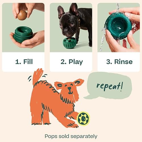 WOOF Pupsicle - Long-Lasting Interactive Dog Toy to Keep Your Pup Busy and Distracted - Safe for Dogs - Low-Mess Design - Dog Toys for Medium and Large Dogs 25-75 lbs thumbnail 4