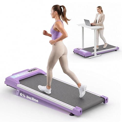 FYC Walking Pad with Incline for Home & Office - Under Desk Walking Pad Treadmill, Portable Walking Machine with Remote Control, LED Display, 300LBS Capacity, 2.5HP Quiet Motor - Image 1