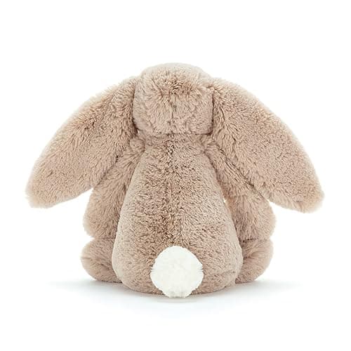 Jellycat Bashful Beige Bunny Stuffed Animal, Medium 12 inches - Rabbit and Bunny Plush Toy - Classic Children's Gift thumbnail 5