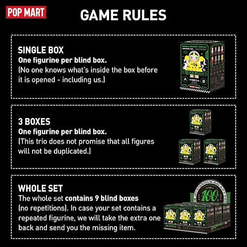 POP MART MEGA Space Molly 100% 2-B Blind Box Figures, Random Design Box Toys for Modern Home Decor, Collectible Toy Set for Desk Accessories, 1PC thumbnail 3