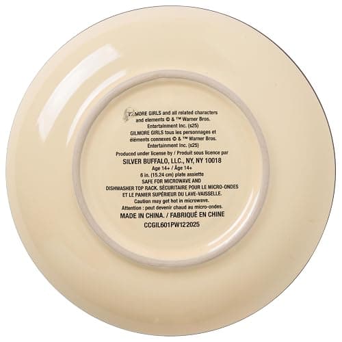 Silver Buffalo Gilmore Girls Logo, Oversized Teacup and Saucer, 22oz | Stars Hollow Setting, Connecticut Luke's Diner, Ceramic, Set, 0.65 Liters thumbnail 5