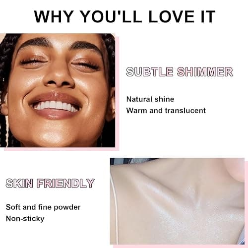 Hair and Body Glitter Spray, Holographic Glitter Highlighter Powder, Face Body Clothes Shiny Glitter, Loose Shimmer Hairspray Festival Rave Prom Accessories (Silver) thumbnail 3