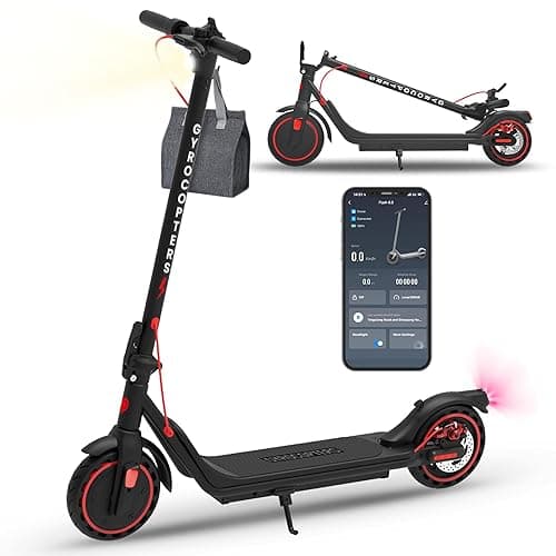 Gyrocopters Electric Scooters for Adults & Teens NextGen 2026 Flash 6.0/FlashX | Speed 30km/h Upto 30km, SMART ANTI-THEFT LOCK APP, Light, Cruise, 350W, 8.5” Lightweight Foldable Escooter, UL2272 Safe - Image 1