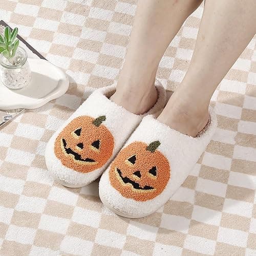 HIPINISS Womens Mens Slippers Memory Foam Plush Fluffy Warm Lined slippers Indoor Outdoor House Winter Slippers thumbnail 3