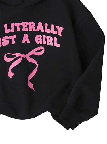 Ecolala Girls Long Sleeve Hooded Sweatshirt Thick Graphic Hoodie Cute Pullovers Tops thumbnail 4