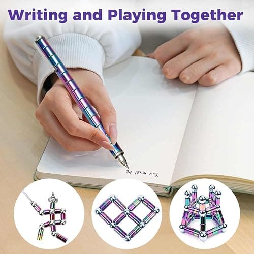 JYlanglin Magnetic Fidget Toy Pen - Christmas gifts for teens，Stocking stuffers，Decompression Gift for Teenagers & Kids thumbnail 7