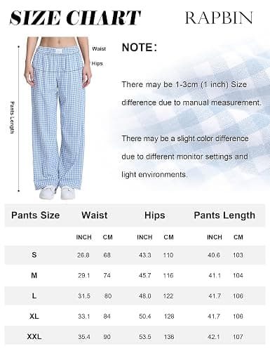 Rapbin Women's Pyjamas Pants Soft Casual Loungewear Summer 2026 Ladies Lounge Trousers with Pockets Cotton Sleepwear thumbnail 6