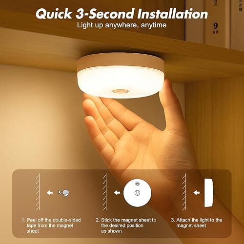 2-Pack Rechargeable Shower Light No Wiring, 15 RGBW Color Changeable Waterproof Lights for Shower with Remote(Dimmable＆Timer), LED Light for Inside Shower, Wireless Mood Lighting for Bathroom, White thumbnail 8