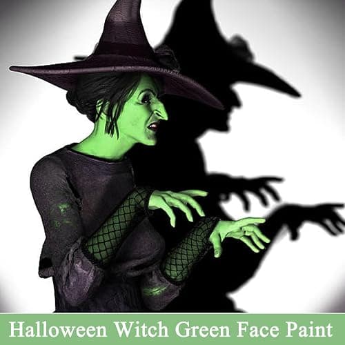 MEICOLY Lime Green Face Body Paint Stick,Christmas Stocking Stuffers,Elphaba Green Face Paint,Body Paint for Halloween SFX Cosplay Witch Makeup,Hunting Camo Paint,St Patricks Day Accessories thumbnail 6
