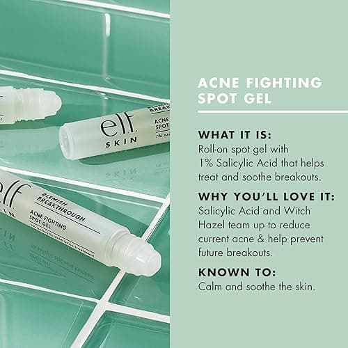 e.l.f. SKIN Blemish Breakthrough Acne Fighting Spot Gel, Roll-on For Treating Blemishes, Made With Salicylic Acid, Vegan & Cruelty-Free thumbnail 4