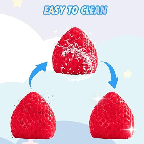 8 Pcs Taba Squishies Pack - Squishy Pack Include (2 Strawberry, 2 Cat Paws,2 Banana,1 Hamster,1 Chick),Squishy Fidget Toys Set,Gifts for Kids, Party Favors - Cute Taba Handmade Stress Toys thumbnail 4