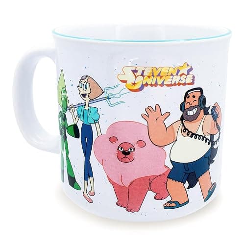 Steven Universe Crystal Gems Ceramic Camper Mug | Coffee Cup For Espresso | Holds 20 Ounces thumbnail 3