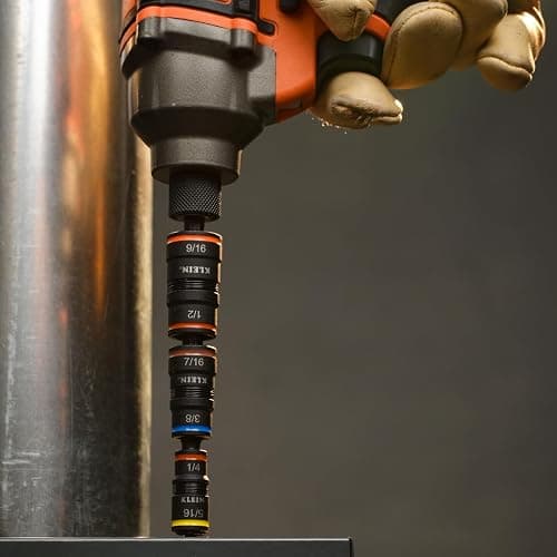 Klein Tools 32303HD Impact Driver Set, 20-in-1 SAE Impact Rated Sockets and Screwdriver Tool with Phillips, Slotted, Square and Torx Tips thumbnail 10