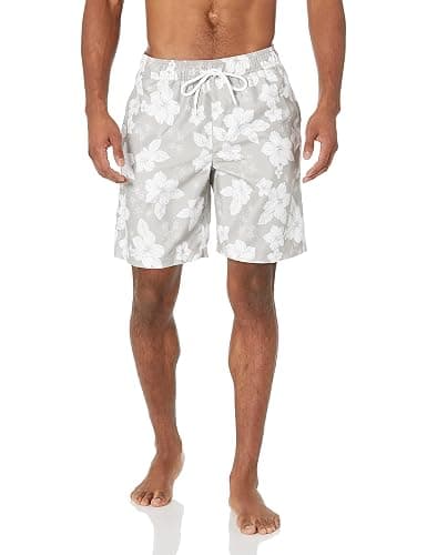 Amazon Essentials Men's 9" Swim Trunks with Mesh Lining, Pockets, Drawstring Closure - Image 1