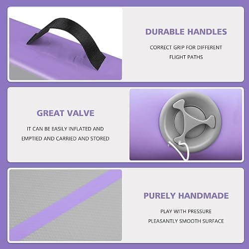 BPB Inflatable Gymnastics Mat. 10ft Air Tumble Track for Home Use/Training/Gymnastics/Cheerleading/Yoga/Pilates/Martial Arts/Gym/Beach/Cheerleading/Water Fun thumbnail 8