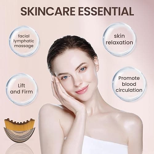 New Lymphatic Contour Face Brush for Sculpting, Lymphatic Drainage Massager for Face, Ergonomically Designed to Fit The Skin Precisely and Relieve Fatigue, Improves Skin Glow & Absorption (1 Pack) thumbnail 5