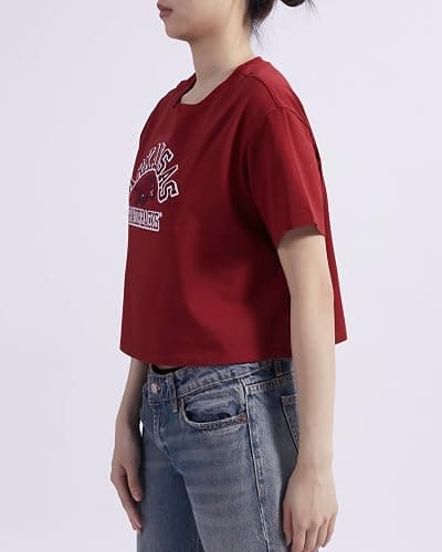 Womens College Classic Essentials Cotton Short Sleeve Boxy Tee thumbnail 4