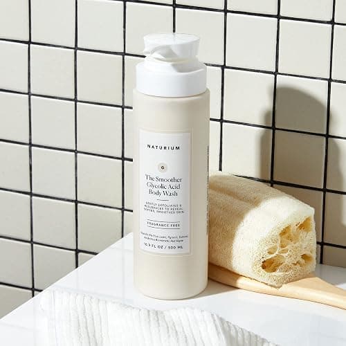 Naturium The Smoother Glycolic Acid Exfoliating Body Wash, Soft & Smoothing Cleanser, 16.9 oz thumbnail 3