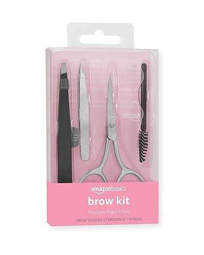 Amazon Basics 4 Piece Brow Kit, black - Image 1