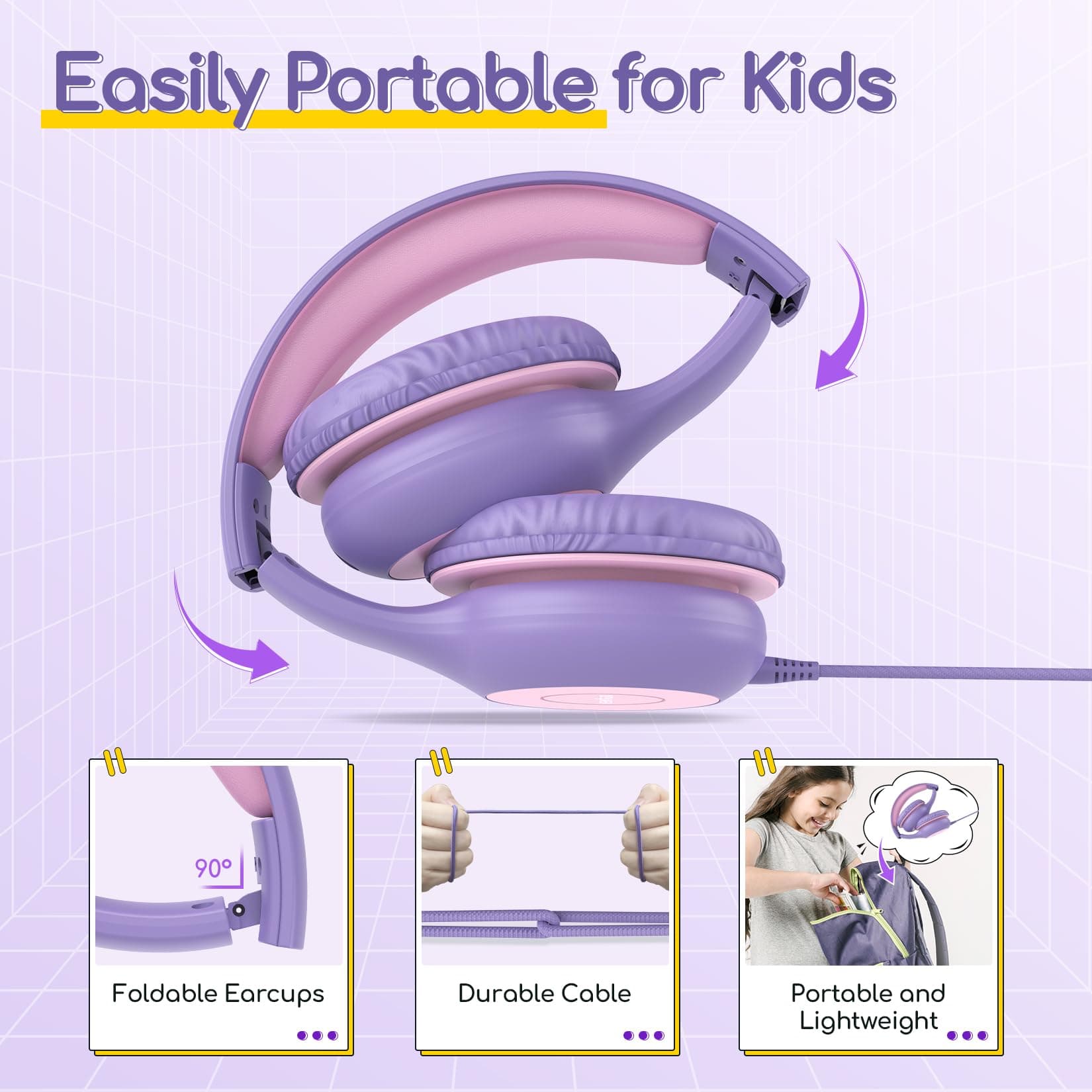 EarFun Kids Headphones Wired thumbnail 7